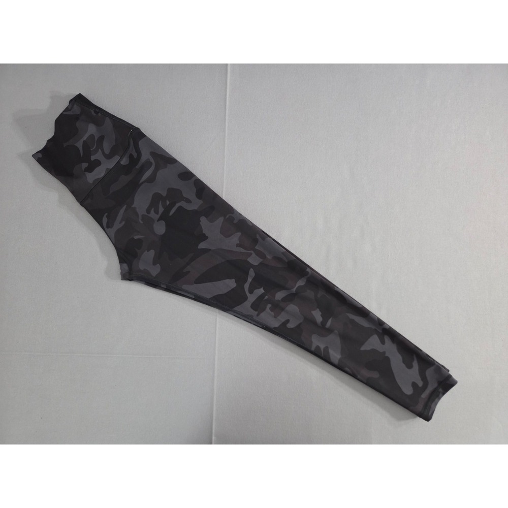 Lululemon Leggings Womens 6 Gray Black Camo Performance Stretch Running Pants